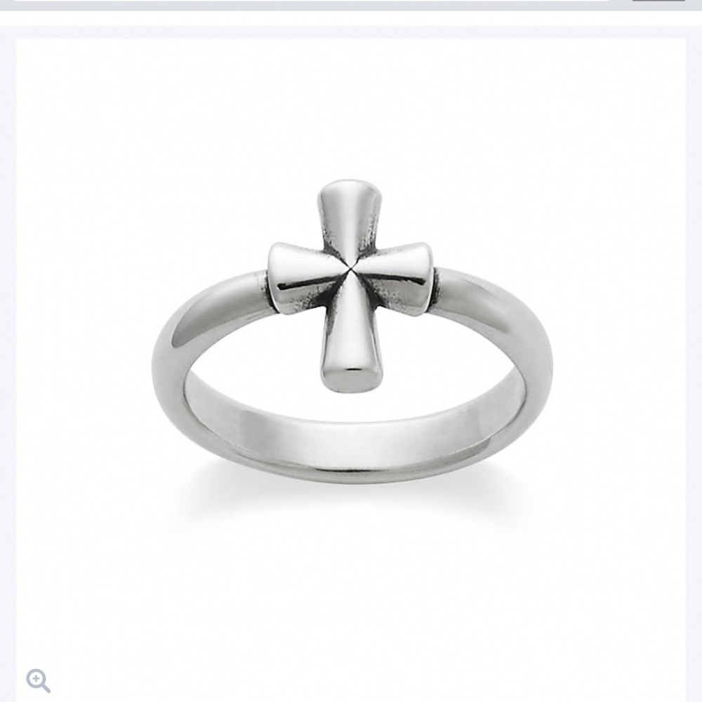 James Avery cross ring